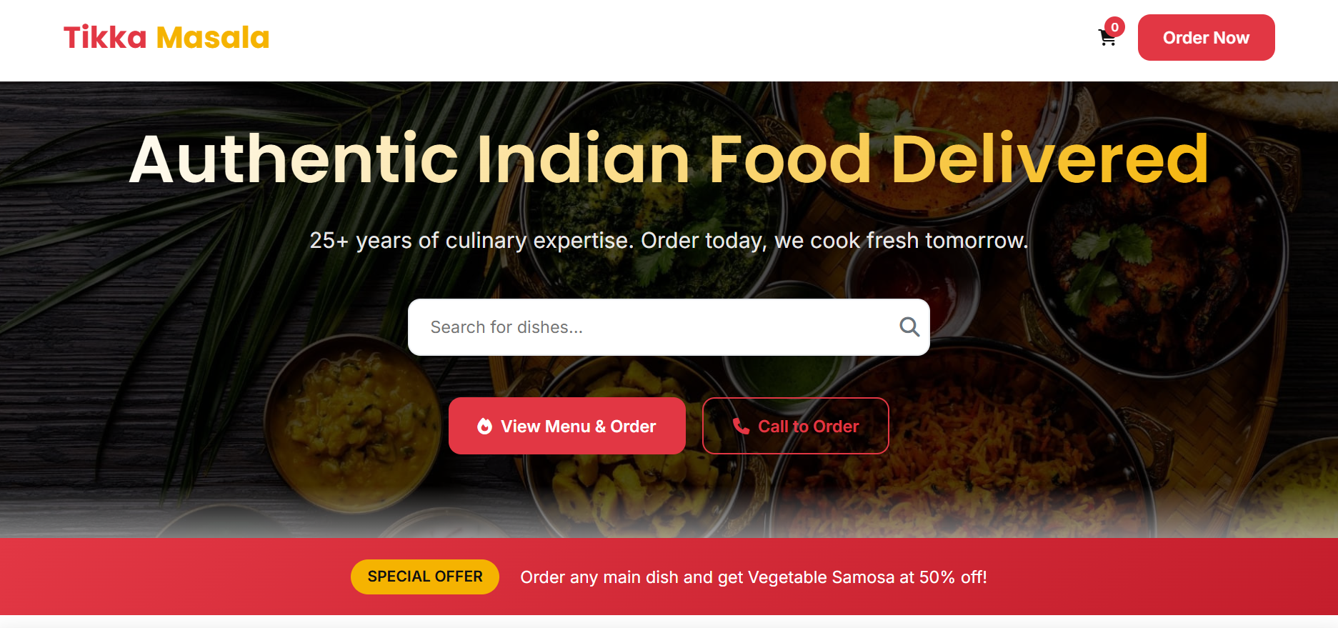 Restaurant Template Preview